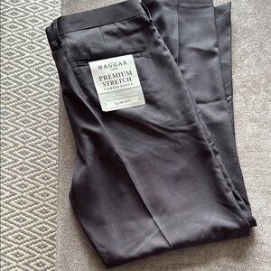 Haggar Men's Premium Stretch Dress Pants - Black